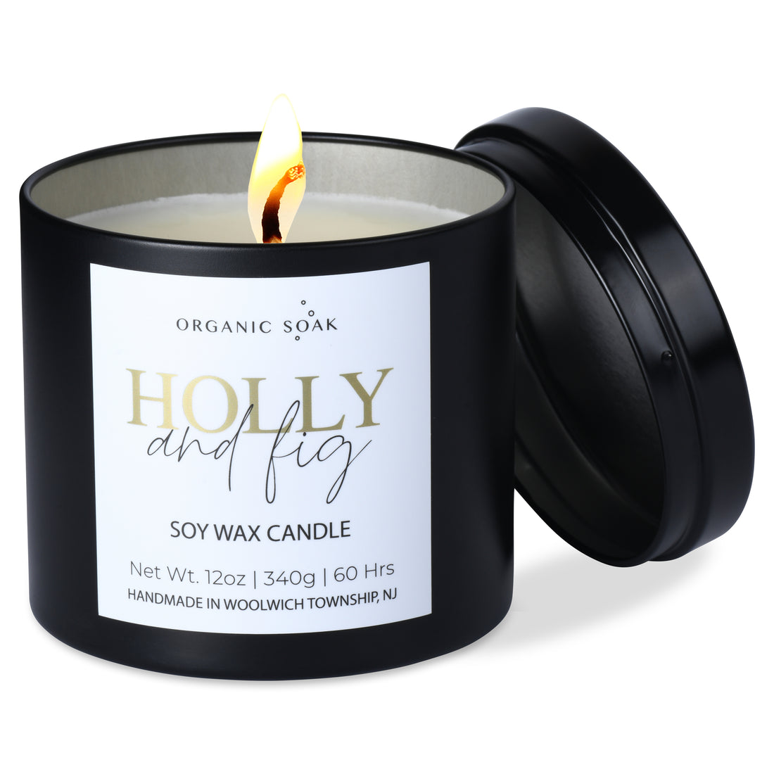 Holly and Fig Scented Soy Candle