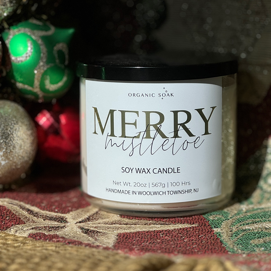 Merry Mistletoe 3-Wick Soy Candle