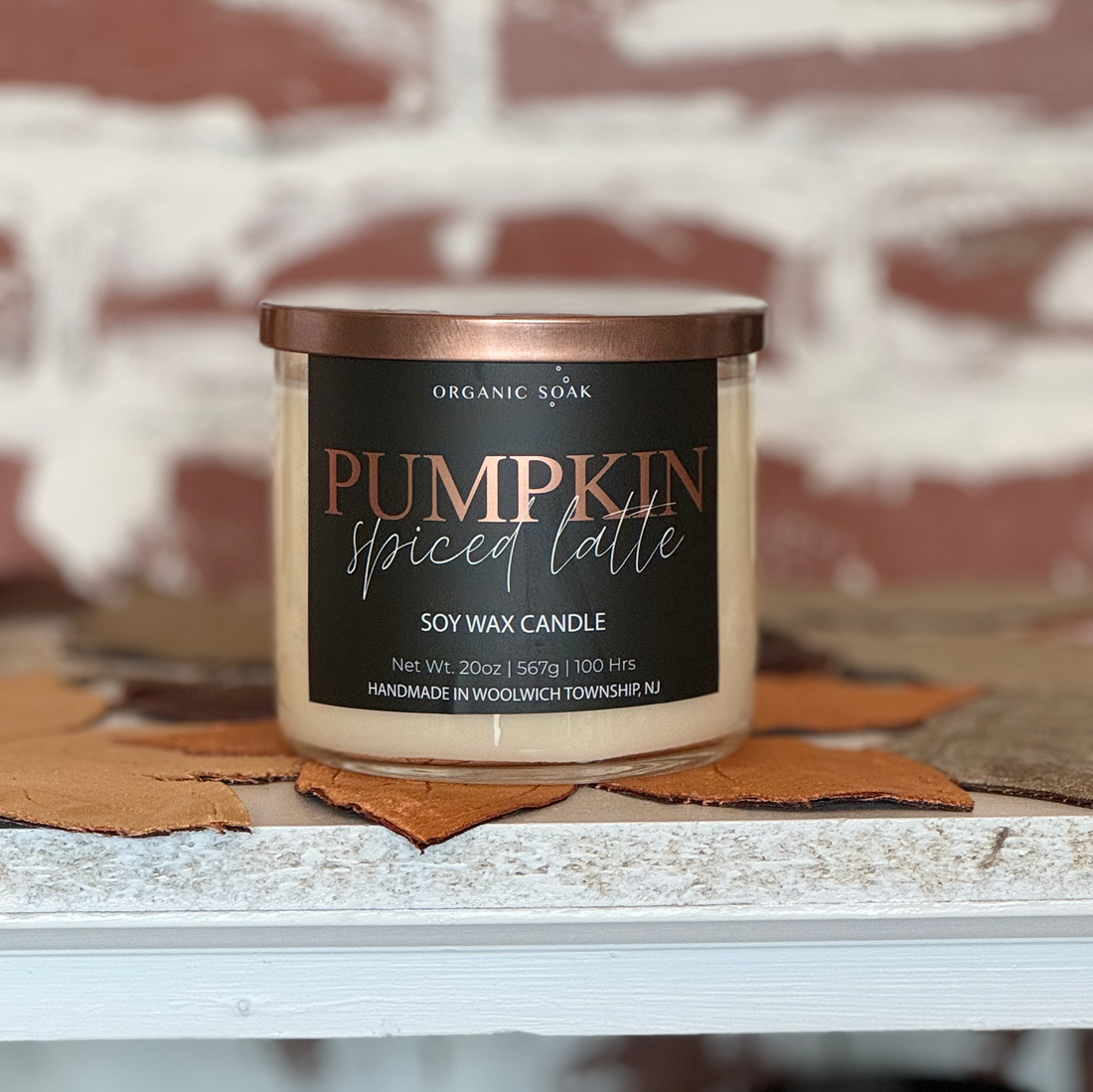 Pumpkin Spiced Latte 3-Wick Soy Candle