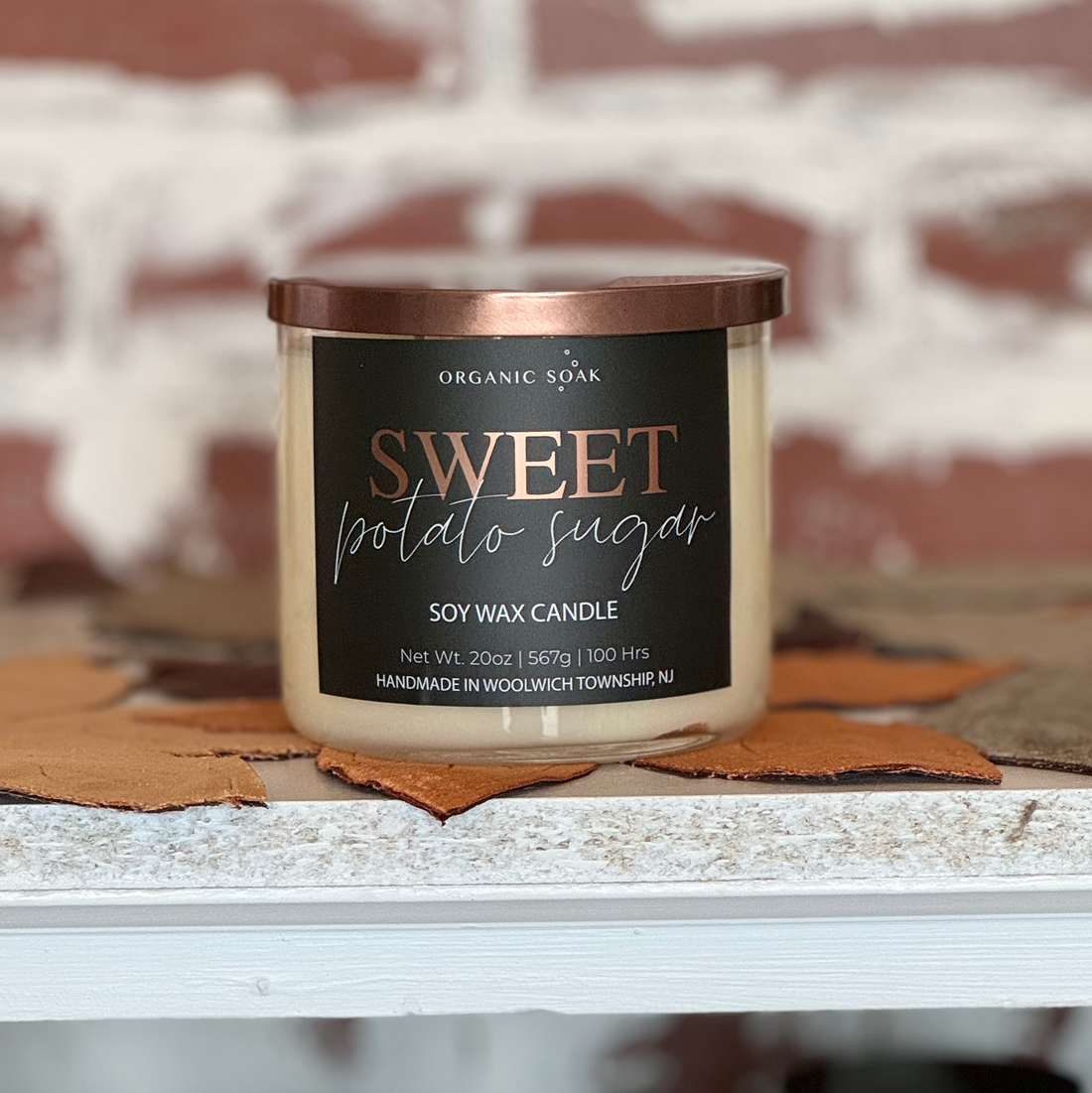 Sweet Potato Sugar 3-Wick Soy Candle