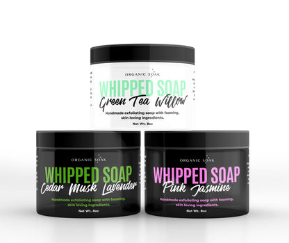 Cedar Musk Lavender Whipped Soap