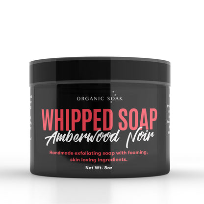 Amberwood Noir Whipped Soap