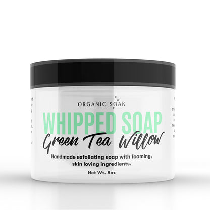 Green Tea &amp; Willow Whipped Soap