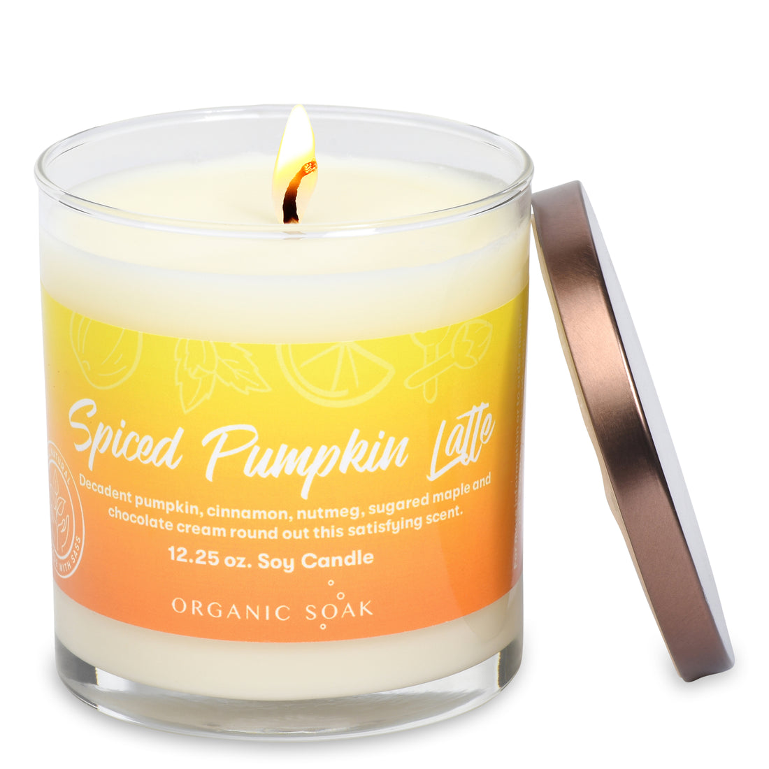 Spiced Pumpkin Latte Scented Soy Candle